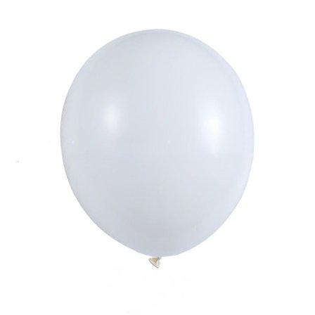 Heliumballonger, 50 st 18 tum matta latexballonger för bröllop, examen, dekoration flickor eller pojkar födelsedagsfest (vit)