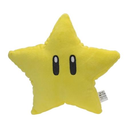 Super Mario Bros Plushie Tegneserie Spill Søtt Perifert Gul Stjerne Pentagram Fylt dukke