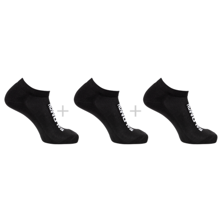 Salomon - Strømper Strømper Everyday Low 3-pack - Black / Black