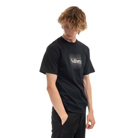 Huf, Koszulka HUF Voyeur Logo S/S Tee Ts 01175 Black XL Czarny, Mężczyzna, Rozmiar: M
