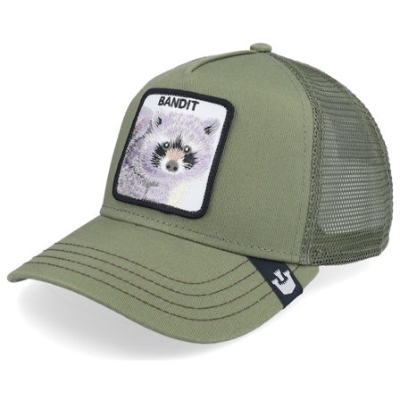 Goorin Bros. - Grön trucker Keps - The Bandit Olive Trucker @ Hatstore