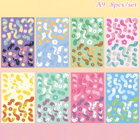 6/8/12 stk en pakke Kawaii blondekant DIY washi tape scrapbooking d A9