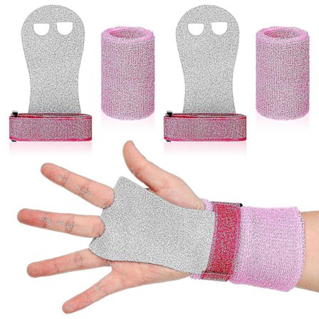 4 st Gymnastics Grepp Och handledsskydd Bar Grepp Handflateskydd Och handledsstöd Band För Barns Träningsträning