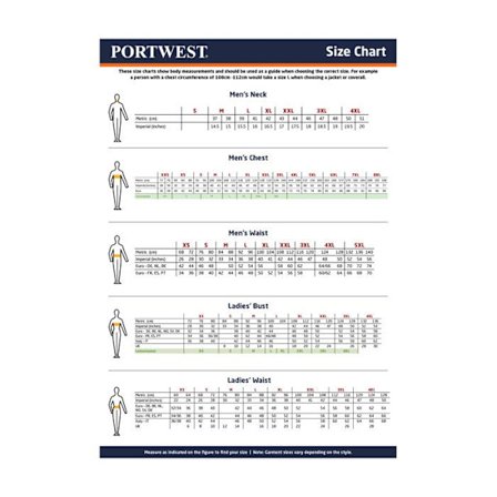 Pantalon Action färg: Svart Short storlek 44 - PORTWEST