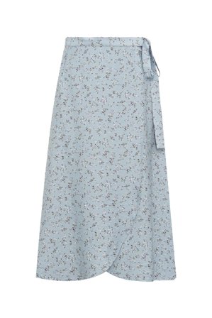 Peony Wrap Skirt light blue/offwhite 42
