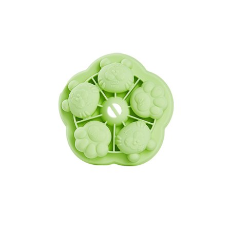 (Grön) Silikonform i form av tecknad tiger Silikonmaterial Choco