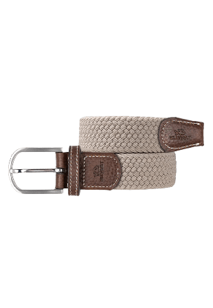 BILLYBELT Plain woven belt Skärp Herr Beige 1