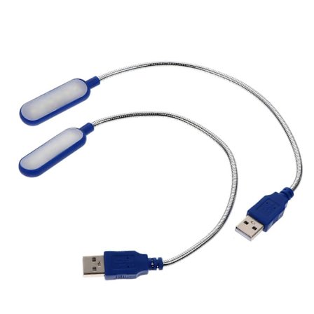 Bärbar USB Laptop Dator Läslampa för Skrivbordsanvändning 2st Set[D]