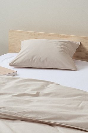 Jotex - Pudebetræk - Økologisk BEIGE - REST - Køb Pudebetræk hos Jotex