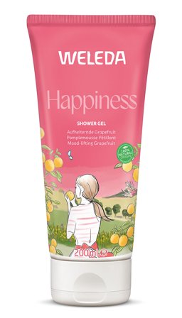 Weleda Happiness Shower Gel Grapefruit 200 ml, Skincare, Kropspleje, Bodyshampoo