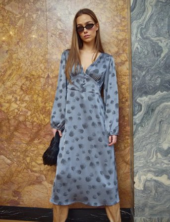 Noella Lilith Dress - Grey - XS