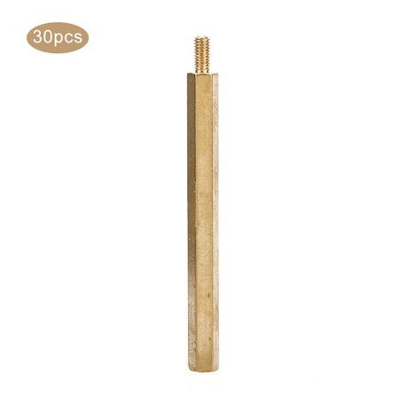 M3 Messing Afstandsstykke Sekskantmøtrik Udskiftningssæt til PCB-kort 30 stk. M3 x 35 mm