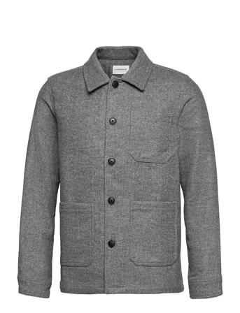 Herringb Overshirt L/S Grey Lindbergh