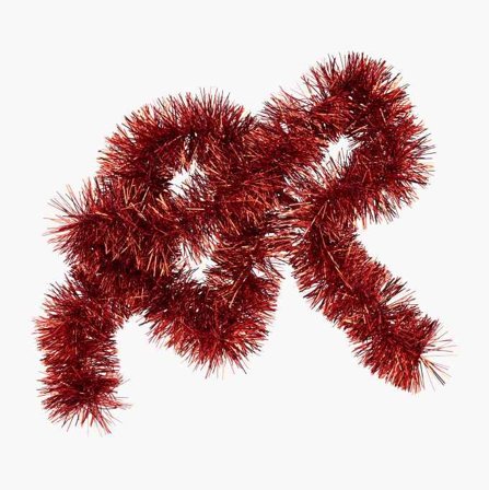 Julglitter rött 2 m - Biltema