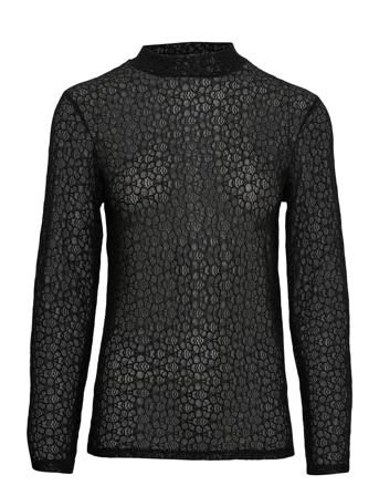 Duffysz Ls Blouse Bluse Langermet Svart Saint Tropez