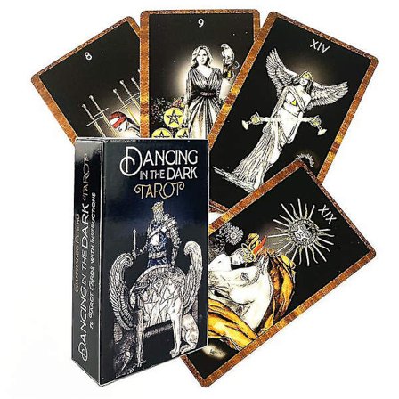 2021 Dancing In The Dark Tarotkortdäck Full engelsk brädspelsfest Familjespelkort Oracle-kort Kortspel78st Tt189