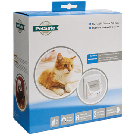 Petsafe - Staywell Magnetisk 4-veis låsbar Deluxe katteluke med magnetlås - Katt - Kattesikkerhet & dører - Katteluker & kattedører - ZOO.no