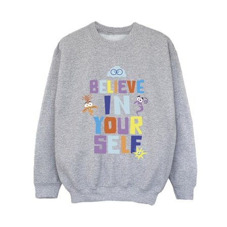 Insidan Ut 2 Pojkar Believe Sweatshirt 7-8 År Sportgrå