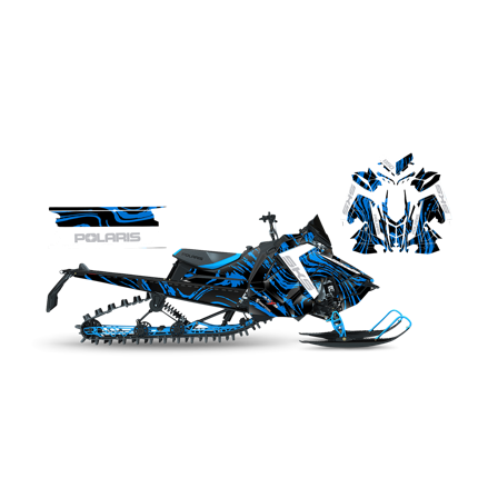 Dekalkit SweTown Memo Blue - Polaris Axys 850 Pro RMK 163 2019-2019