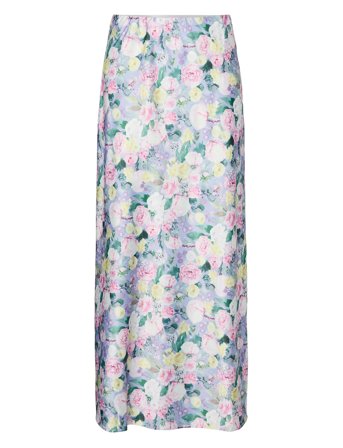 Pieces Pcarina Hw Ankle Skirt Wvn D2D - Multi/patterned - L