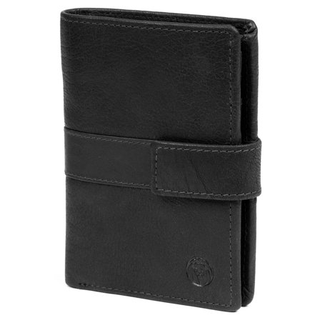 Portefeuille Montreal business en cuir noir RFID pour hommes - Portefeuilles