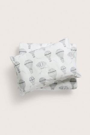 Newbie | Mönstrat bäddset 100x130 | Offwhite