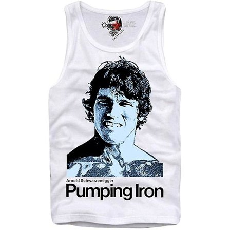 Linneskjorta Arnold Schwarzenegger Pumping Iron Body Building