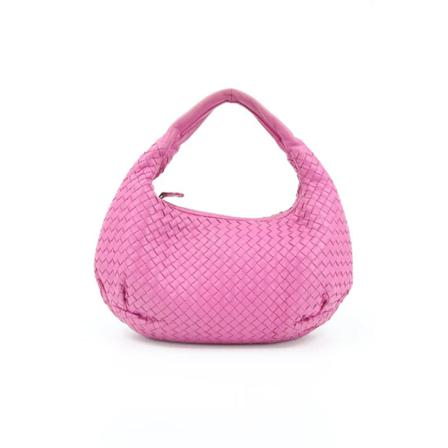 Bottega Veneta Vintage, Pre-owned Suede shoulder-bags Roze, Dames, Maat:ONE Size,leer