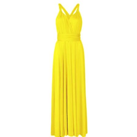 Naisten side, monisuuntainen avoauto, morsiusneito Z Yellow S