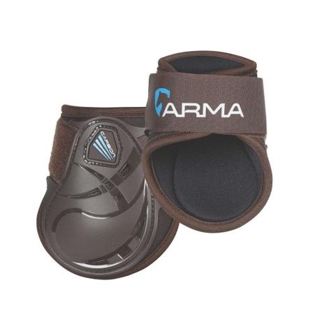 Arma Carbon Horse Fetlock Boots Cob Brown