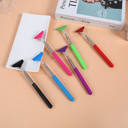 6 Pakning Uttrekkbar Ryggkløer - Bærbare Teleskopiske Metall Ryggkløere/Håndmassasje med Mykere Thanksgiving, Bursdag, Julegaver