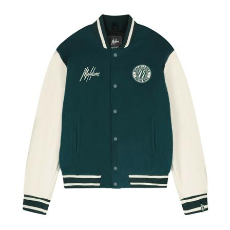 Malelions, Malelions Unity Varsity Jacket Senior Dark Green Groen, unisex, Maat:S