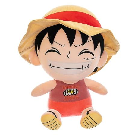 Ett stycke plyschleksak Luffy Figur Doll Pojke Kudde Födelsedagspresent 30cm