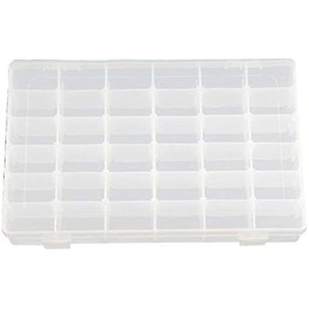 36 Rums Transparent Plastboks Aftagelig Opbevaringsorganisator