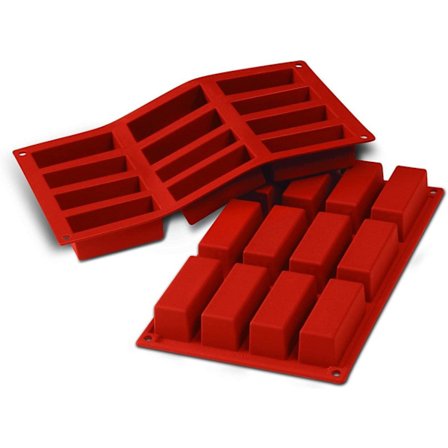 Mini Praliner 12 stk. Rektangulær Chokoladeform Silikoneform | Mousseform