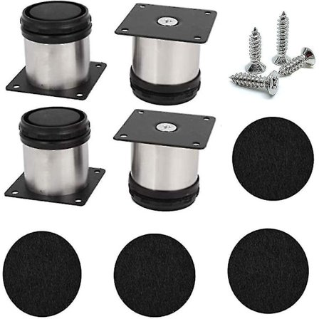 Justerbare møbelbein 5 cm Heilwiy Møbelbein Skapmetallbein