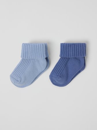 Polarn O. Pyret - 2-pack of baby socks - 13|15 - Childrenswear - blue