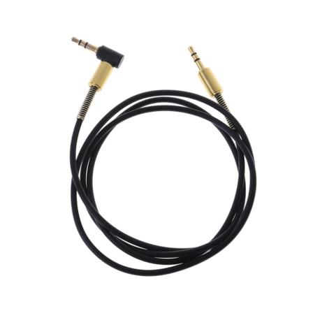 Jack-äänikaapeli uros-uros AUX-kaapeli, oikea kulma auton kuulokejohdolle 3,5 mm