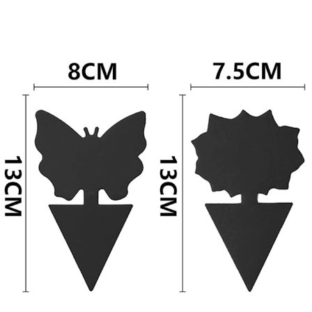Dobbeltsidede sorte klæbrige insektfælder