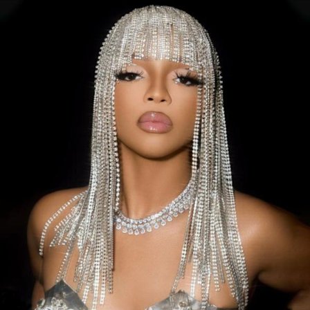 Hårkæde Smykker til Kvinder Sølv Rhinestones Krystal Hovedbeklædning