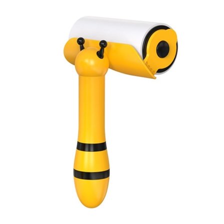 [NT] Luddrullar Djurhårsborttagare för Kläder Möbler Ren Rivbar Rulle Gul