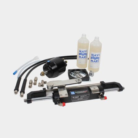 Hydraulstyrning GF300HD, utbordare max 300hk. Komplett sats