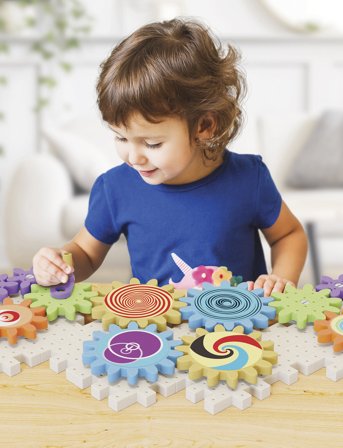 Quercetti Kaleido Gears Play Eco+ - Multi/patterned - 38 pcs