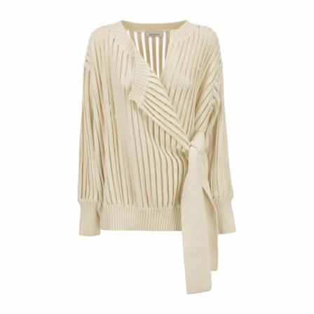 Fabiana Filippi Cotton Cardigan beige, Dam Koftor, Dam, Storlek: S