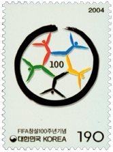 Sydkorea - FIFA - Postfrisk frimærke