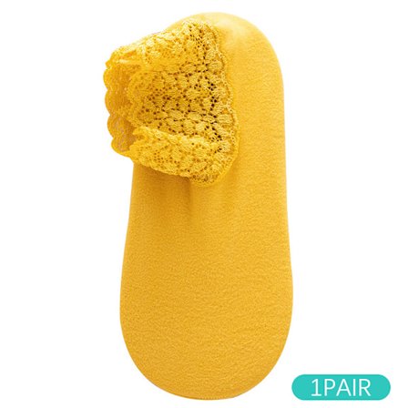 Velvet Lattiasukat Pitsi Naisten Silikoni Liukumaton Keskiputki paksu