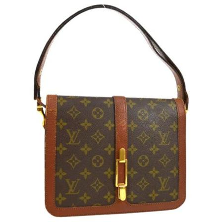 Louis Vuitton Vintage, Pre-owned Canvas louis-vuitton-bags Bruin, Dames, Maat:ONE Size