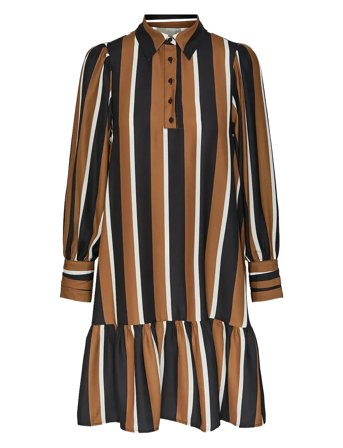 Yassilana Ls Dress S. Brown YAS