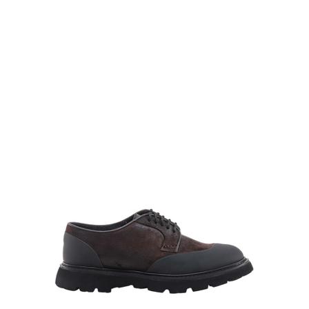 Doucal's, Flat Sandals Bruin, Heren, Maat:41 EU,suede