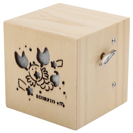 Puinen soittorasia, valaiseva, innovatiivinen lasten syntymäpäivälahja, Skorpionin tähdistökuvio